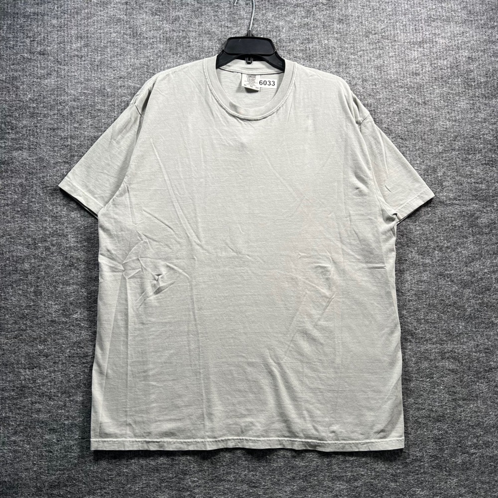 Comfort Colors Heavyweight Garment Dye T-Shirt XL Gray Ring Spun Cotton